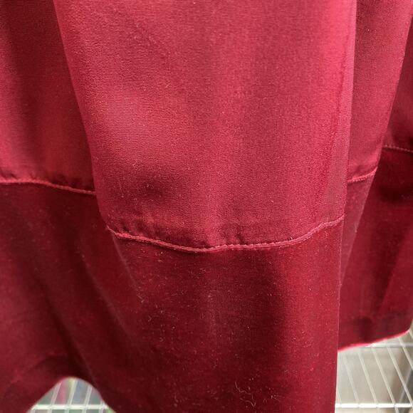 Maggie McNaughton Red Velvet Burnout Cardigan And Tank Top Set Est. Size 2X Boho - Picture 10 of 16